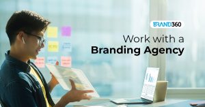 Working with branding agency
